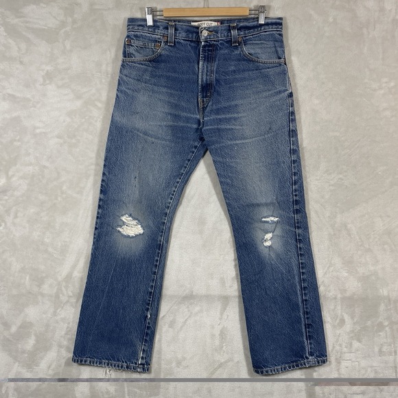 Levi's Other - Vtg Levis 517 Jeans Mens 34x30 Whisker Fade Bootcut Distressed Honeycomb Y2K